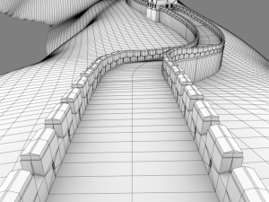 great wall of china 3D Model