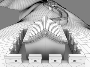 great wall of china 3D Model
