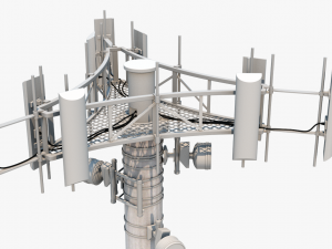 cell tower Modelo 3D