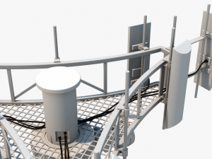cell tower Modelo 3D