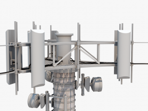 cell tower Modelo 3D