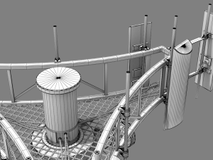 cell tower Modelo 3D