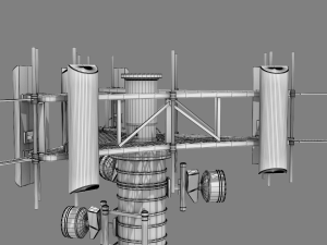 cell tower Modelo 3D