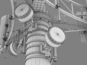 cell tower Modelo 3D