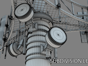 cell tower Modelo 3D