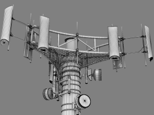 cell tower Modelo 3D