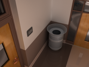 hospital hallway 3D 模型
