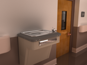 hospital hallway 3D 模型