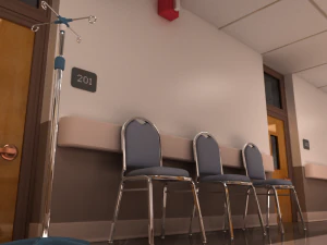 hospital hallway 3D Model