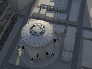 futuristic city Model 3D