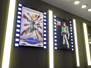 movie theater Modello 3D