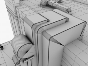 movie theater Modello 3D