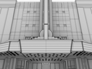 movie theater Modello 3D