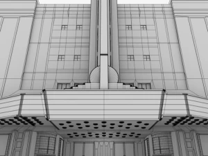 movie theater 3D Model
