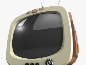 vintage tv Modello 3D