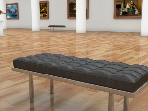 modern art gallery 3D Model