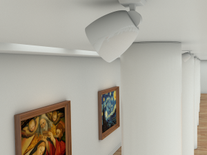 modern art gallery 3D Model