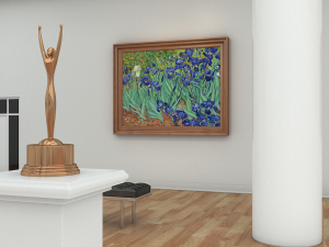 modern art gallery 3D Model