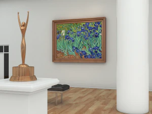modern art gallery 3D Model
