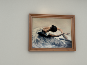 modern art gallery 3D Model