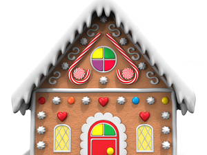 gingerbread house Modelo 3D