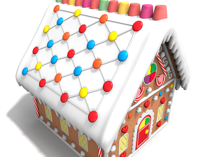 gingerbread house Modelo 3D