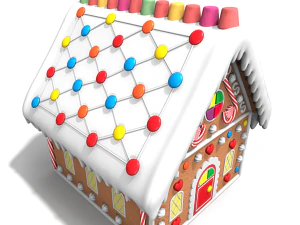 gingerbread house 3D Model