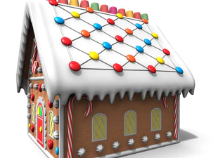 gingerbread house 3D Model