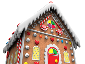 gingerbread house Modelo 3D