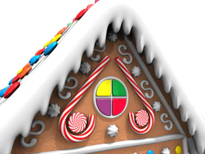 gingerbread house 3D Model