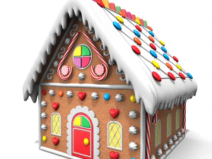 gingerbread house 3D Model