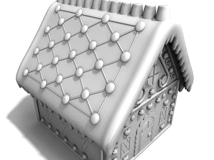 gingerbread house 3D Model