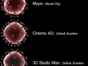 aids virus 3D 모델
