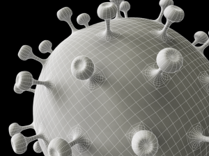 aids virus 3D 모델