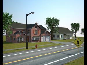 neighborhood 3D Модель