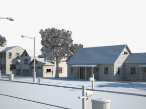 neighborhood 3D Модель