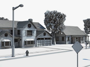 neighborhood Modello 3D