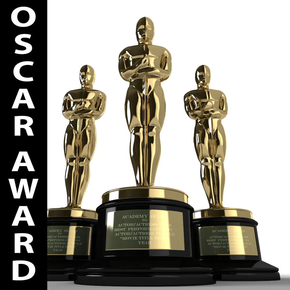 oscar award 3D Model .c4d .max .obj .3ds .fbx .stl .blend