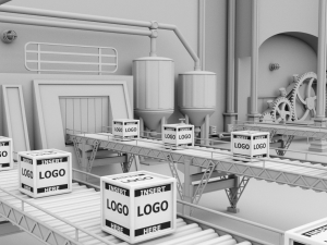 factory interior 3D 모델