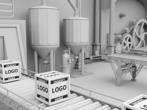 factory interior 3D Model