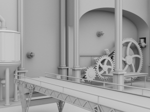 factory interior 3D Model