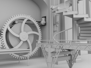 factory interior 3D Model