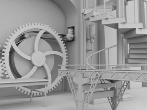 factory interior 3D Model
