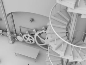 factory interior 3D Model