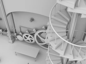 factory interior 3D Model