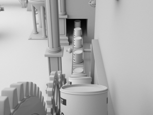 factory interior 3D Model