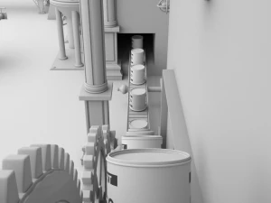 factory interior 3D Model