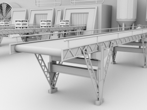 factory interior 3D Model