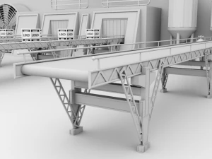 factory interior 3D Model