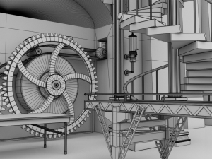 factory interior 3D Model